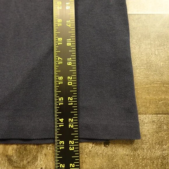 Lacoste Long-Sleeve Polo Shirt Men’s‎ Medium Navy Classic Cotton Croc Logo - Picture 6 of 11